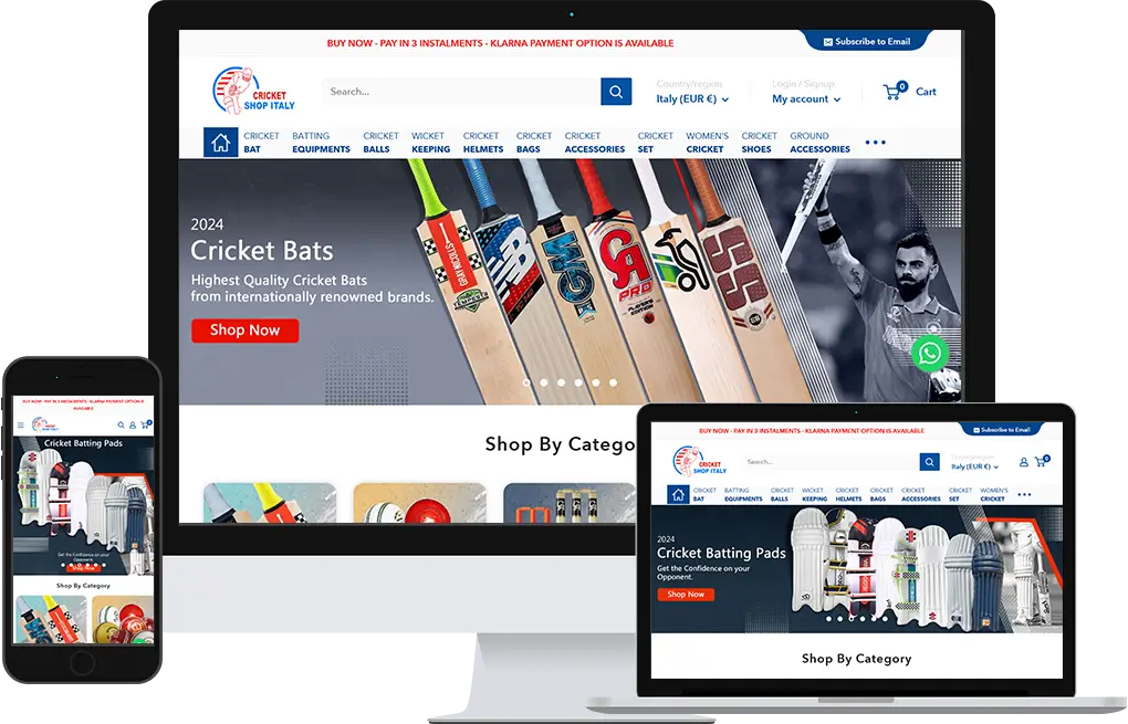 Cricket Shop Italy